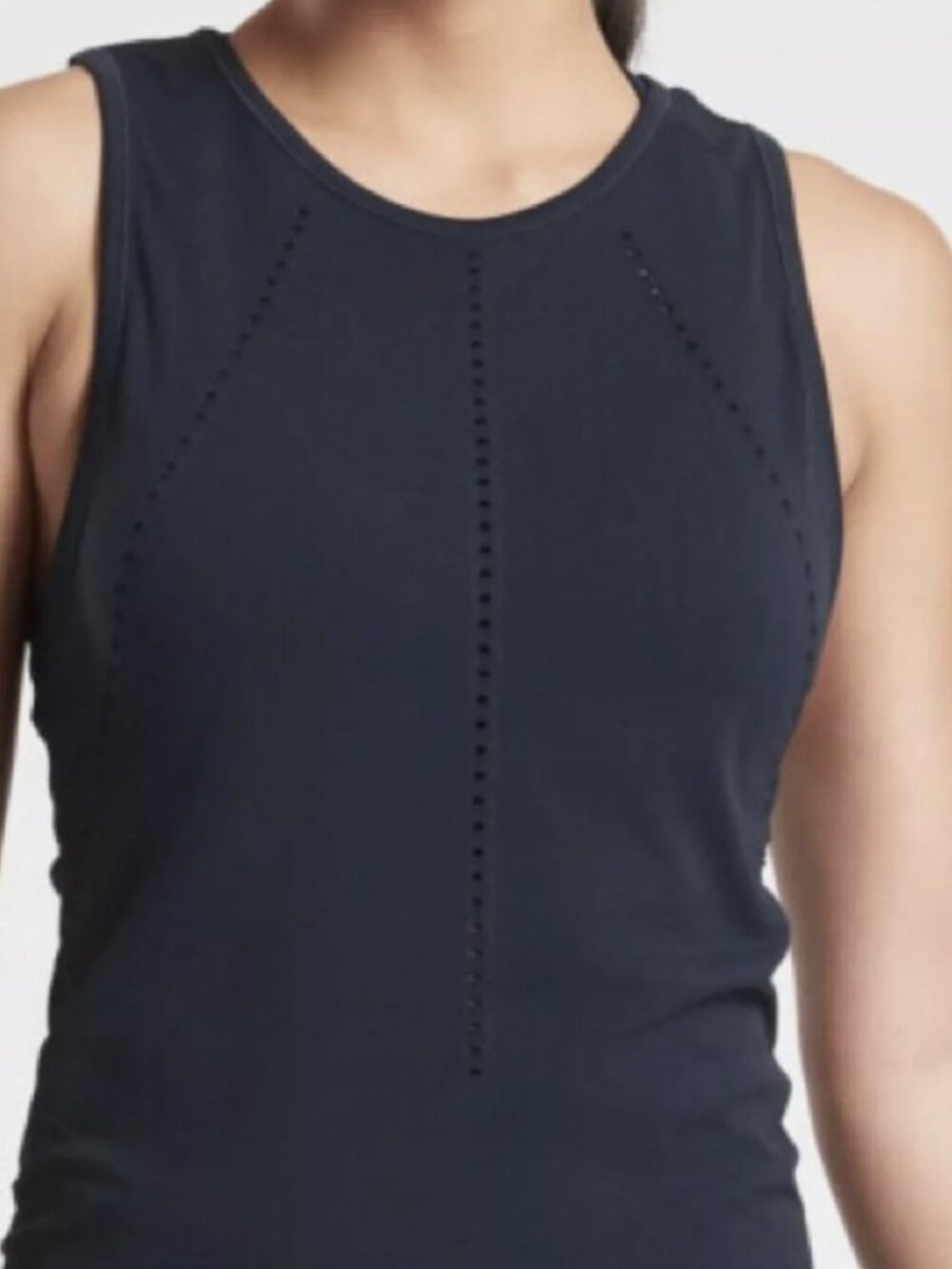 Athleta Foothill Seamless Tank Top Black XS
